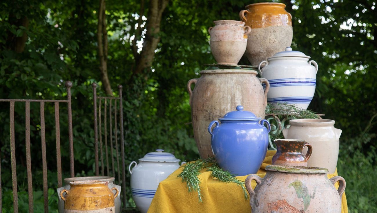 Collecting: antique confit pots
