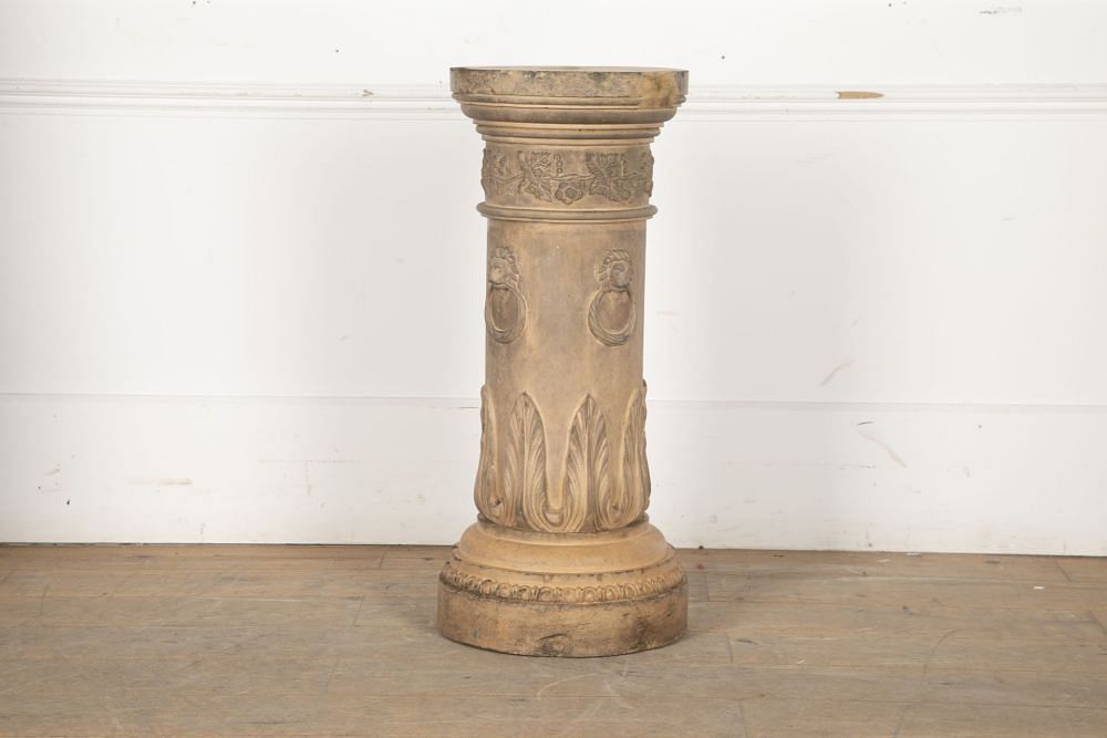 19th Century Neoclassical Terracotta Pedestal GA0333344