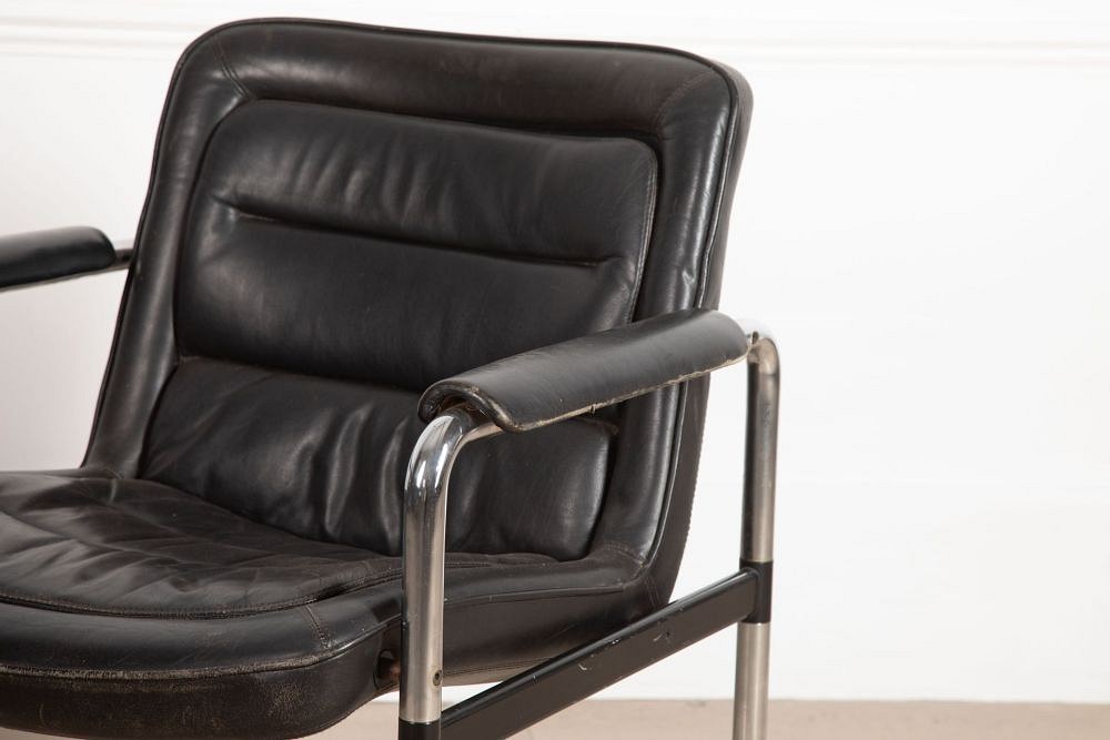 20th Century Chrome Steel Desk Chairs CH0433838