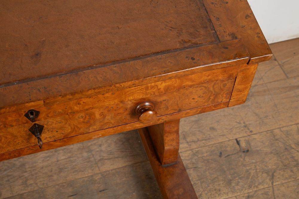 19th Century English Burr Walnut Desk DB2535503