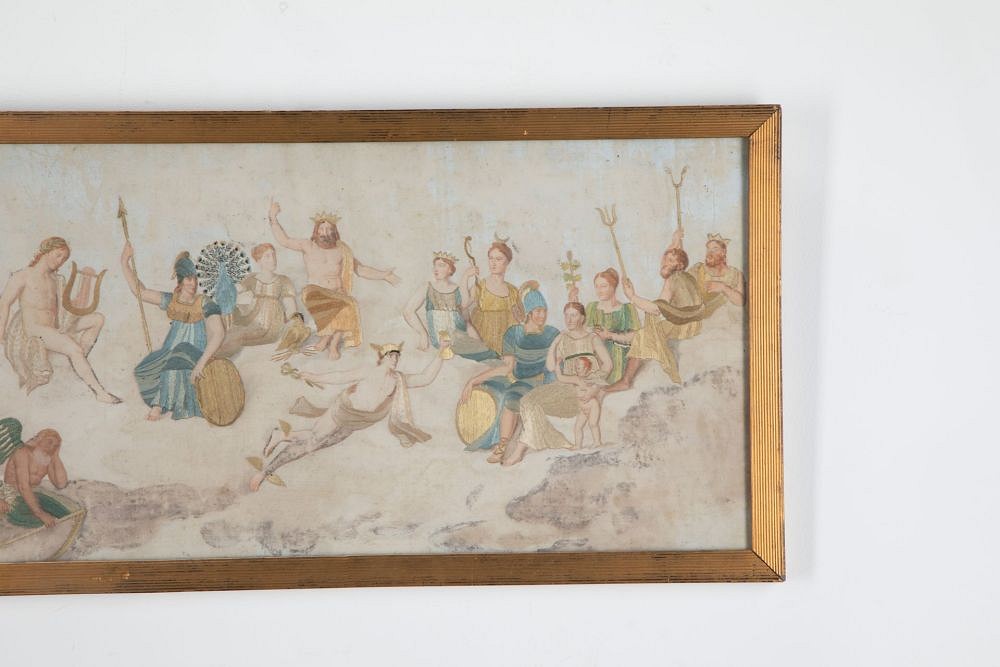 18th Century Metal Thread and Painted Artwork WD9338721