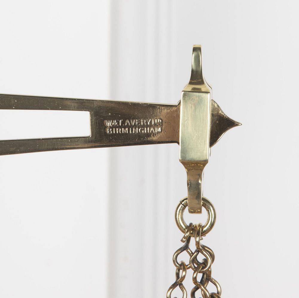 19th Century Brass Avery Bankers Scales DA6330716