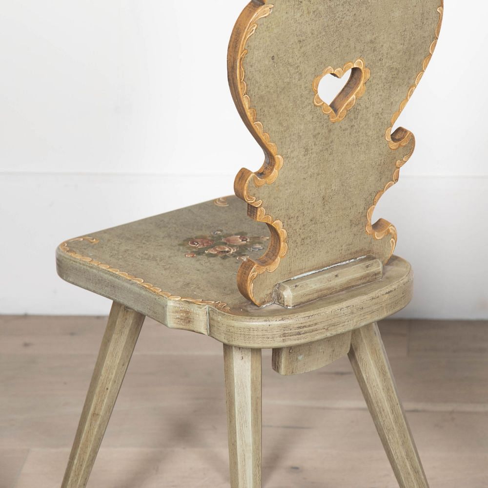 Pair of Charming Folk Art Side Chairs CH1532409