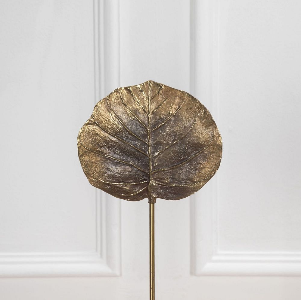 Pair of Large Gilt Bronze Leaf Castings by Chrystaine Charles DA2933566