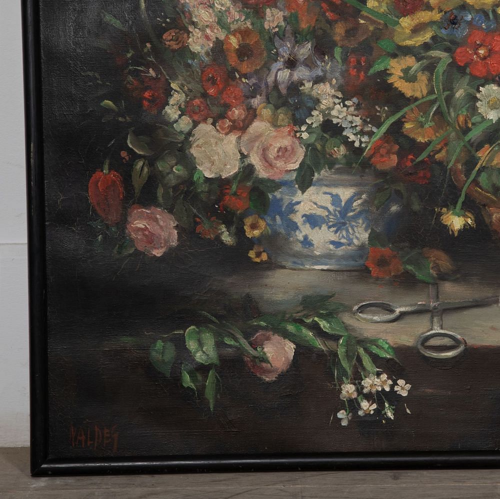 Large 19th Century Signed Still Life Painting WD1527728