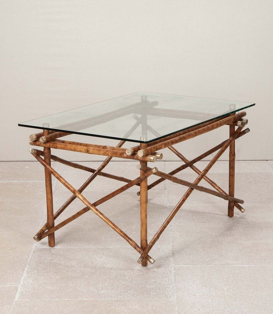 Mid-Century French Bamboo Coffee Table CT3842781