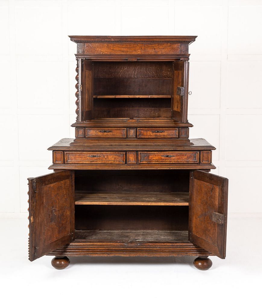 17th Century French Oak Buffet Deux Corps CU0138863
