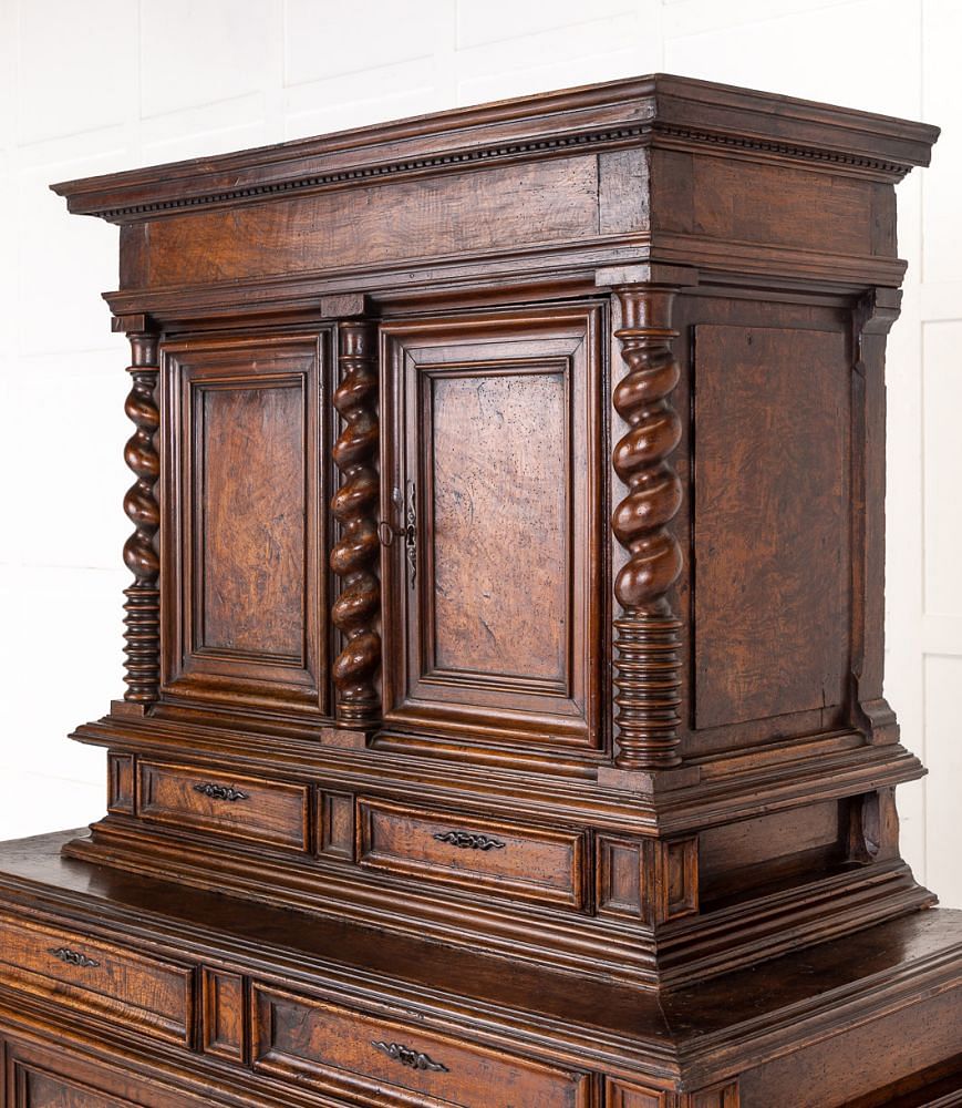 17th Century French Oak Buffet Deux Corps CU0138863