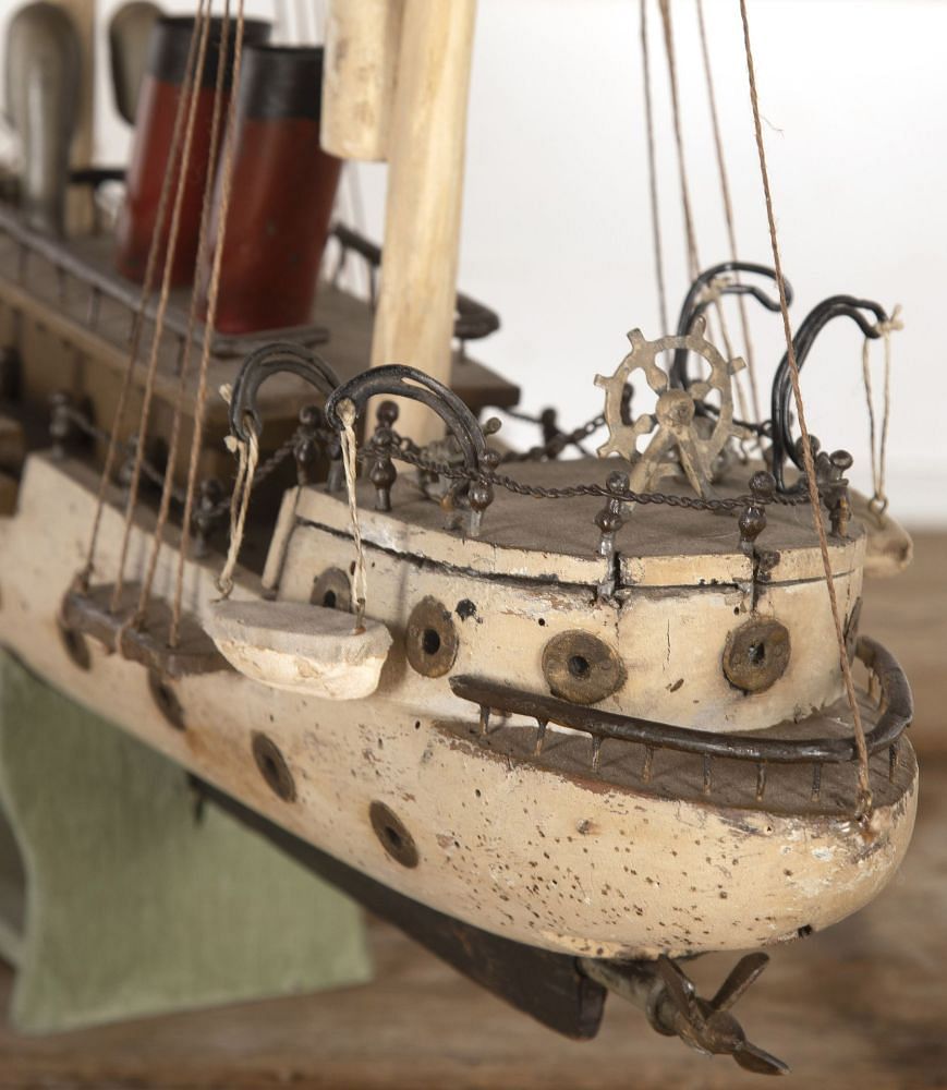 Early 20th Century French Ship Model of the Amiral Baudin DA2816385