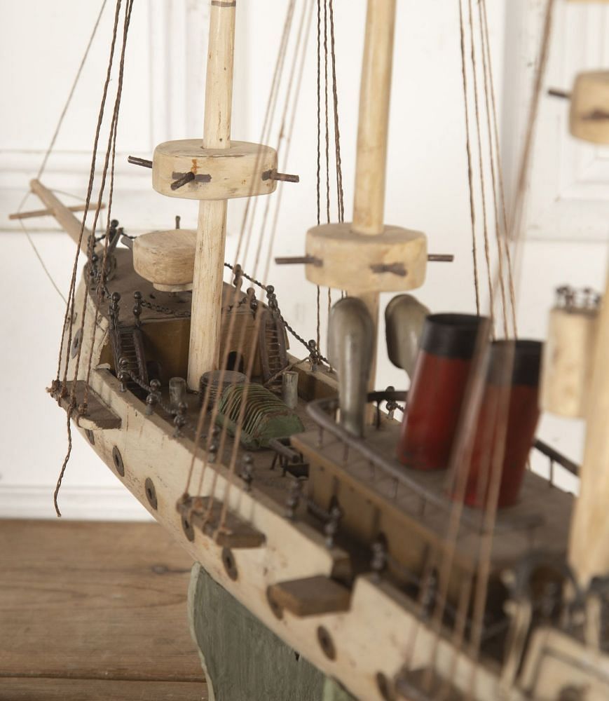Early 20th Century French Ship Model of the Amiral Baudin DA2816385