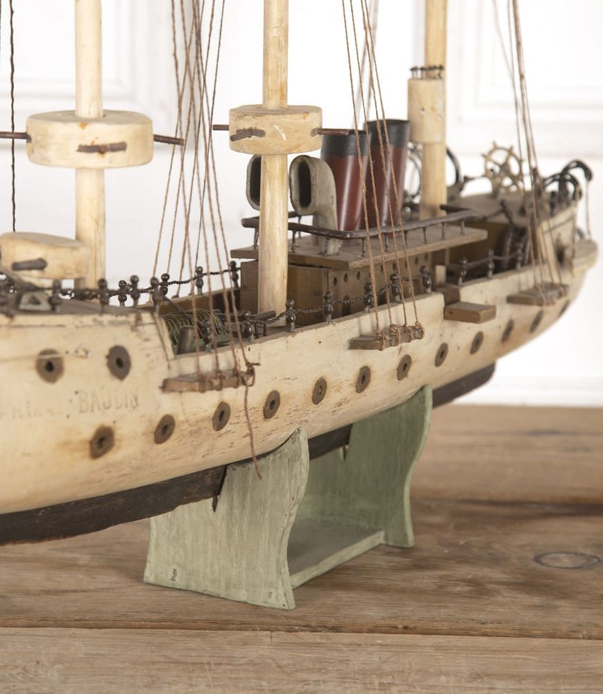 Early 20th Century French Ship Model of the Amiral Baudin DA2816385