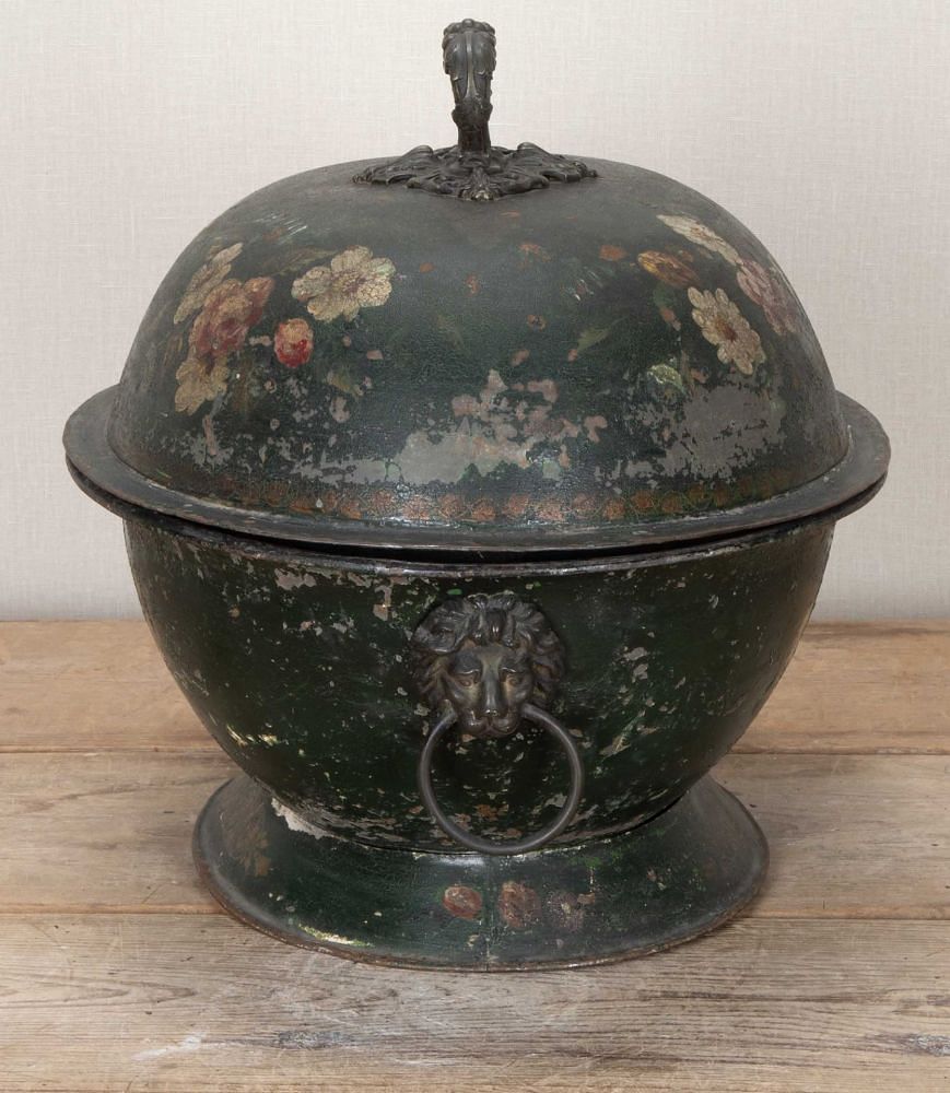 19th Century Portuguese Tole Tureen with Lid DA7543164