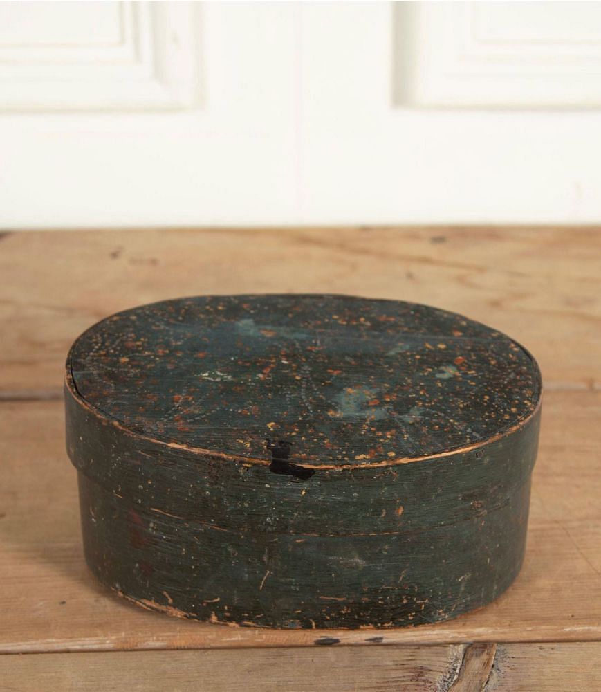 Small Swedish Painted Bentwood Box DA9061307