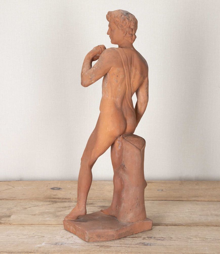 20th Century Neo-Classical Terracotta Statue of David GA4342711