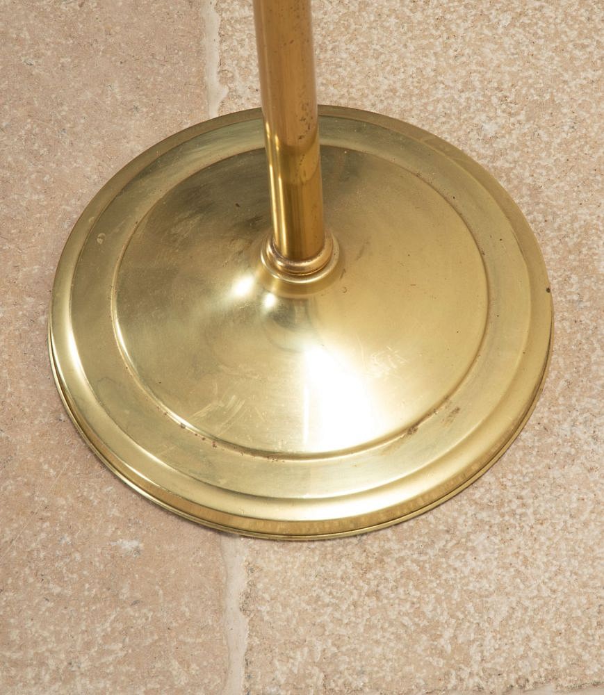 Mid-Century Italian Brass Swing Arm Floor Lamp LF4843625