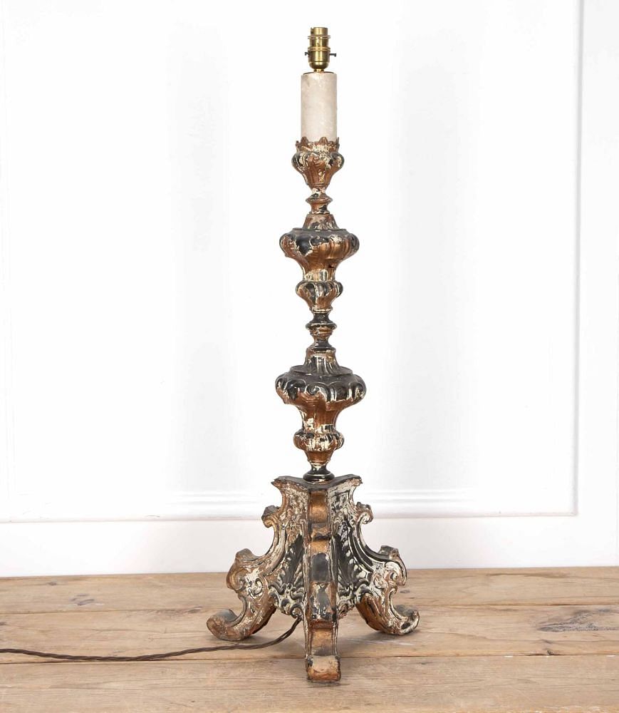 Early 19th Century Painted Candle Lamp LT2011378