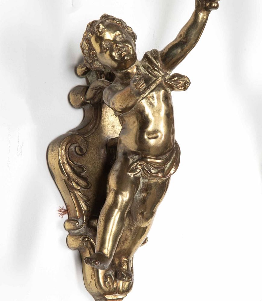 Pair of 20th Century French Cherub Wall Lights LW8039758