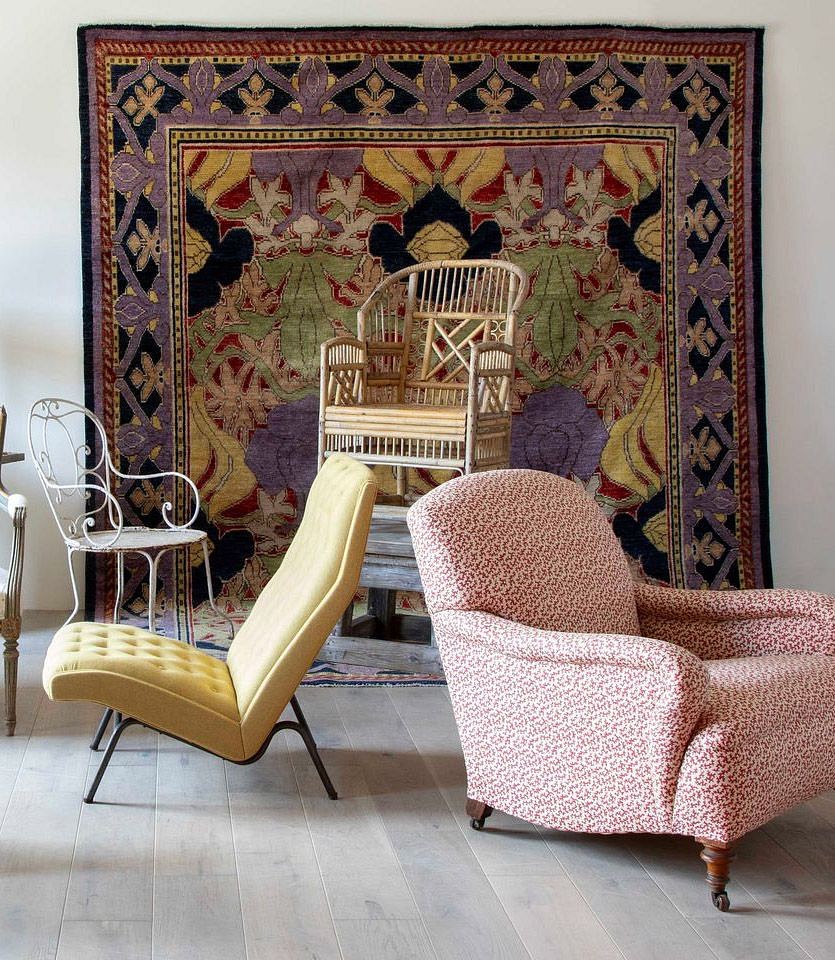 Contemporary Arts and Crafts Design Carpet RT4934659