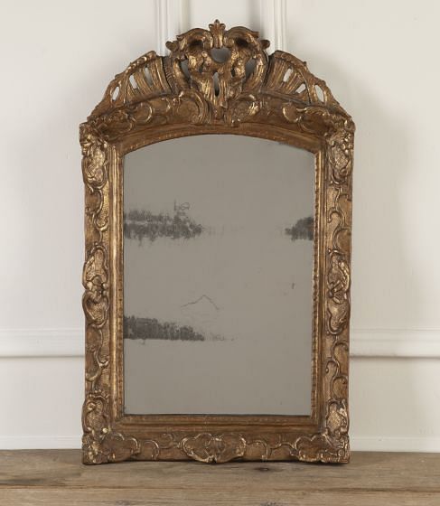 18th Century French Gilt Wood Mirror MI3421172