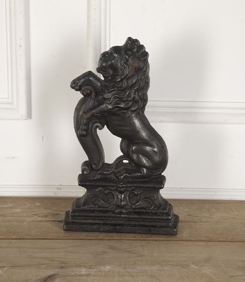 19th Century Cast Iron Lion Doorstop DA9012946