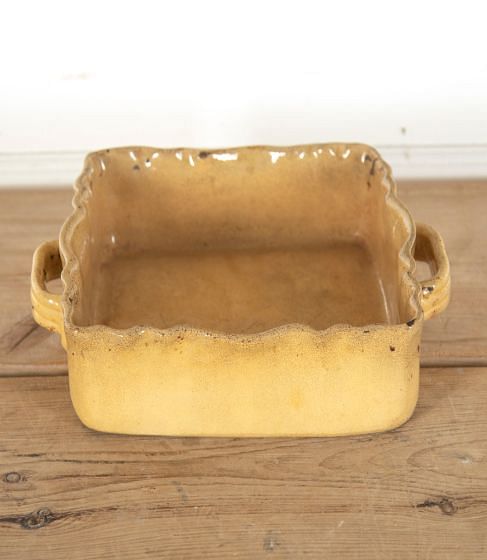 19th Century Yellow Glazed Dish DA9011658
