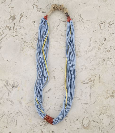 19th Century Nigerian Tribal Glass Bead Necklace LS4423379