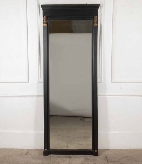 19th Century Empire Ebonised Mirror MI4128383