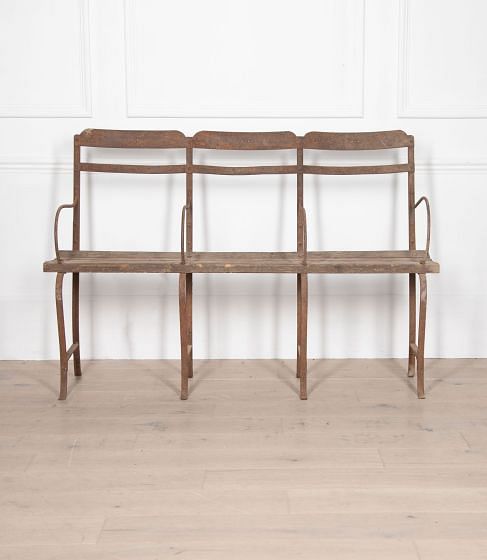 19th Century English Garden Games Bench GA4534047