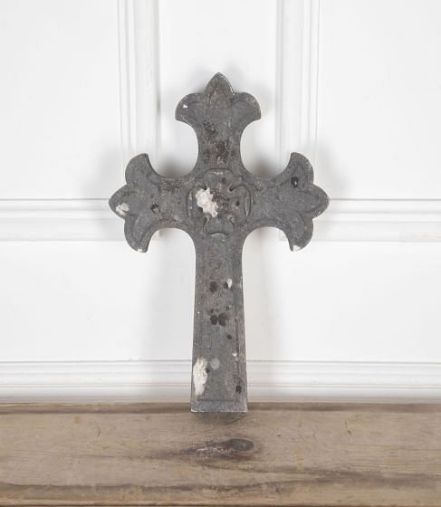 19th Century French Carved Marble Cross GA8033204