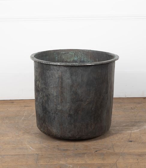19th Century French Copper Planter/Log Bin DA9630155