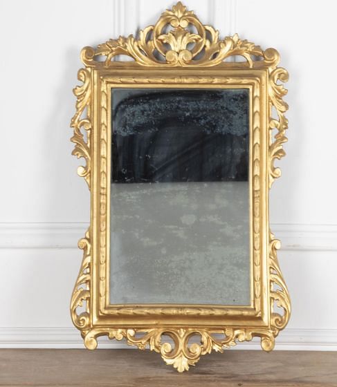 19th Century Gold Painted Wall Mirror MI8030784