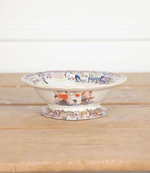 19th Century Japanese Imari Meiji Ware Footed Dish DA2833814