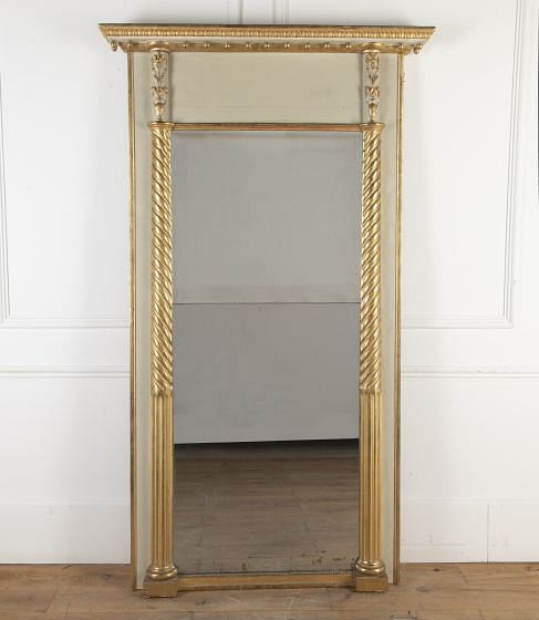 19th Century Parcel Gilt Empire Mirror MI7122321