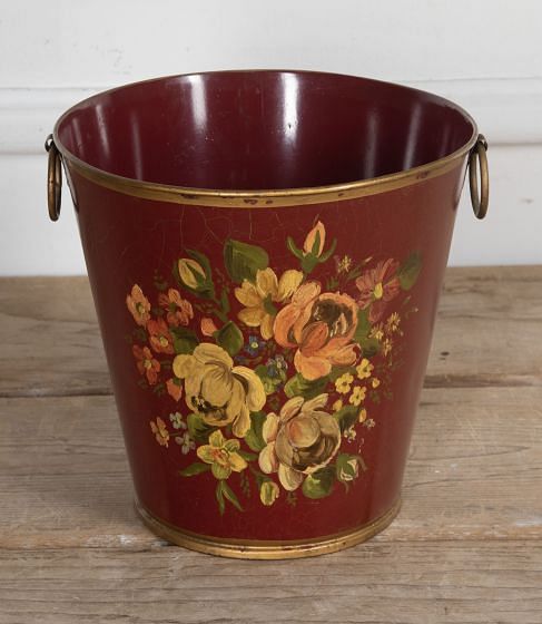 19th Century Red Toleware Bucket DA2027184