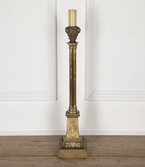 19th Century Regency Gilt Brass Lamp LL2726705