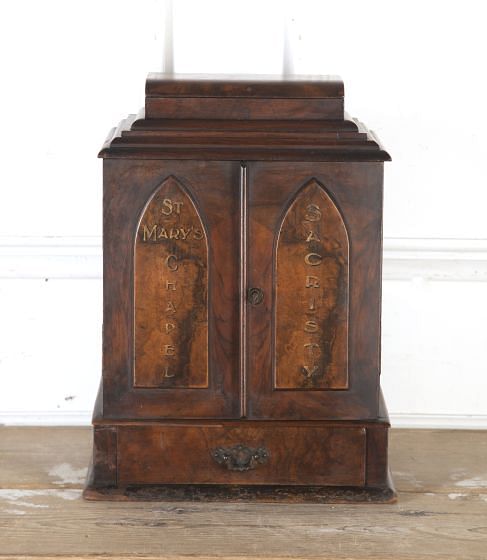 19th Century Walnut Vestry Cabinet DA8113941