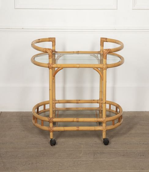 20th Century Bamboo Drinks Trolley TS4629338