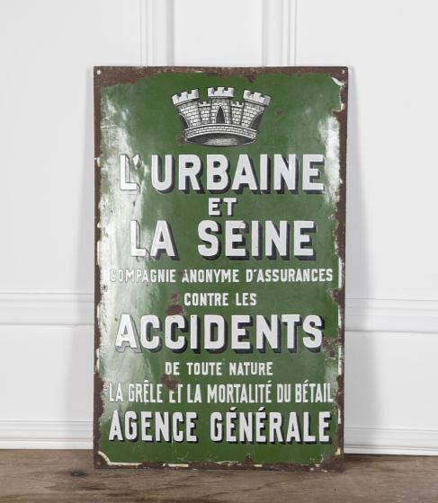 20th Century French Enamel Advertising Sign DA3228815