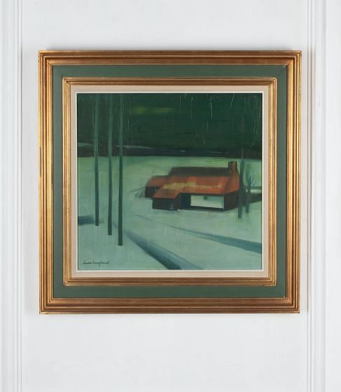 20th Century Impressionist Landscape in Green WD3034066