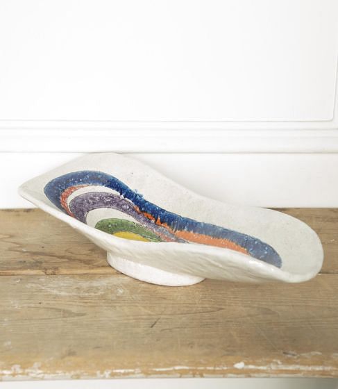 20th Century Long Oval Italian Ceramic Bowl DA2931748