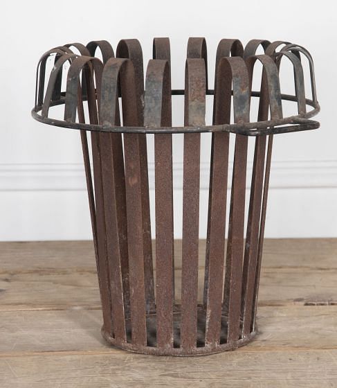 20th Century Metal Log Basket DA3831577