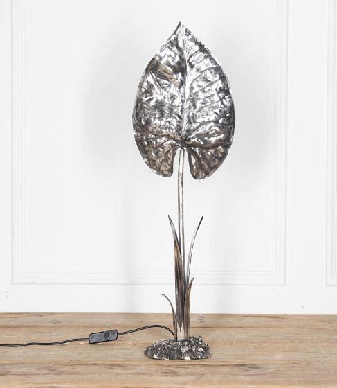 20th Century Nickel Leaf Lamp LT8432847