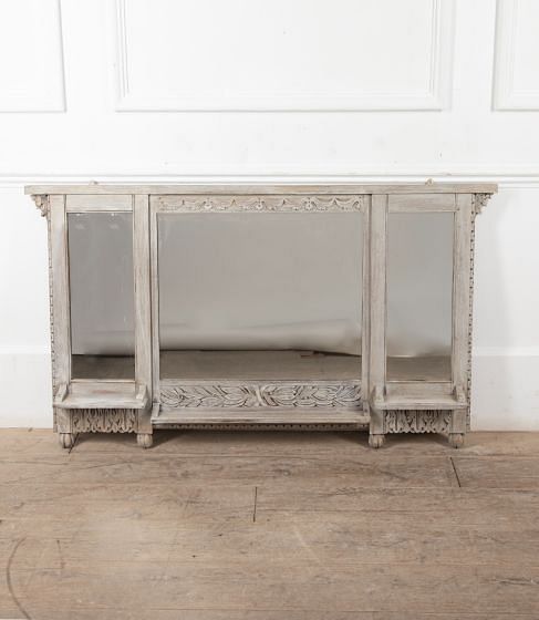 20th Century Painted Over Mantel Mirror MI8426004