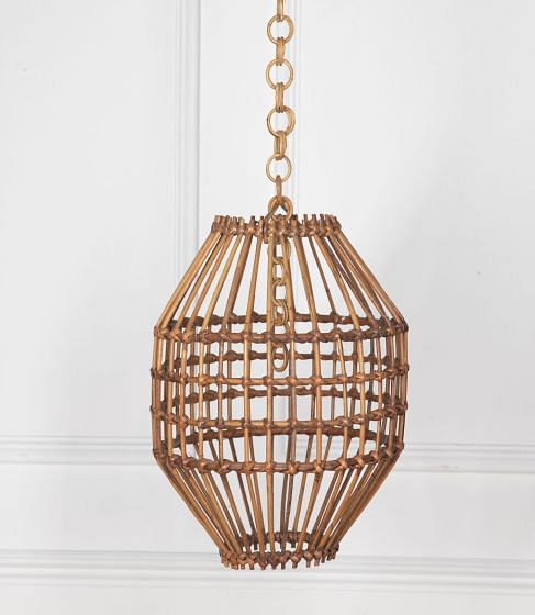 20th Century Rattan Pendant Light 4631696