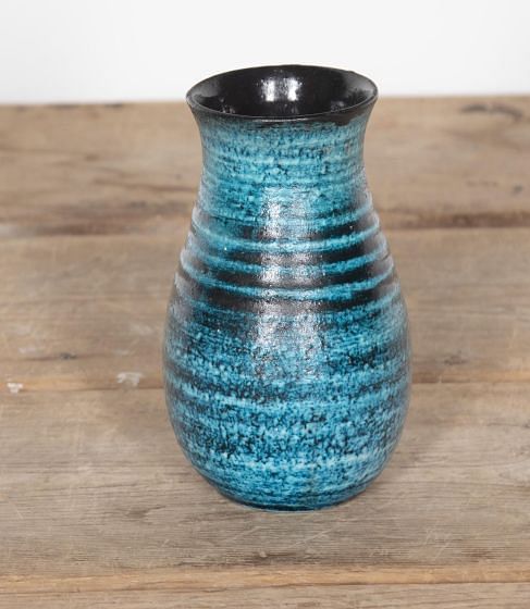 20th Century Small Accolay Turquoise Vase DA2931274