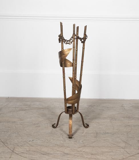 20th Century Spanish Gilt Iron Umbrella Stand DA1528714