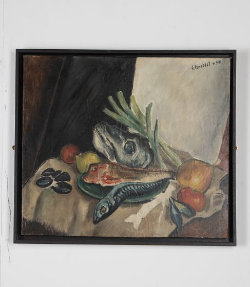 20th Century Still Life Oil on Canvas WD3728505