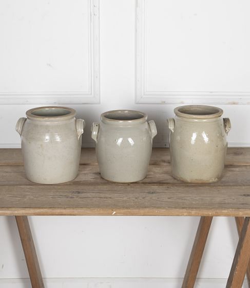 Matched Set of Three Confit Pots DA8525230