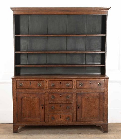Large 19th Century English Oak Dresser 8039865