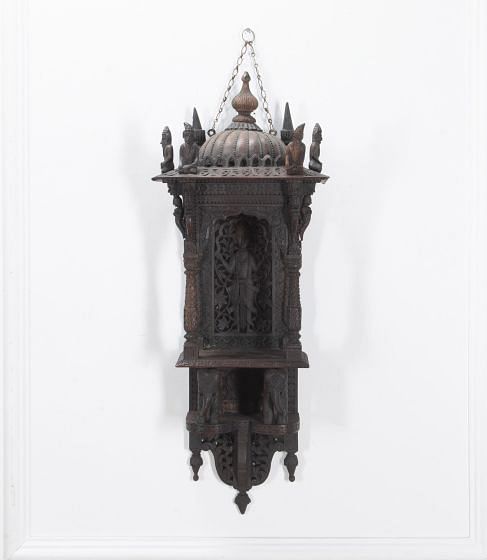 19th Century Heavily Carved Anglo Indian Niche BK0738852